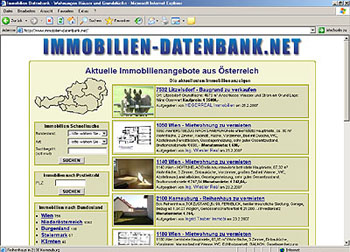 Immobilien-Datenbank