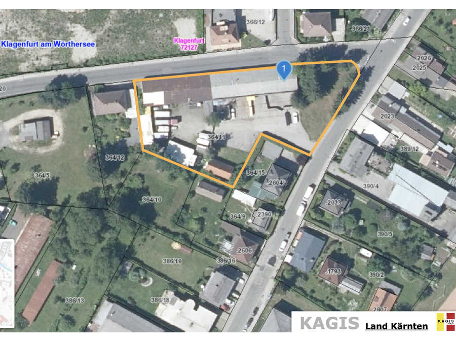 Immobilie: Grundstück in 9020 Klagenfurt