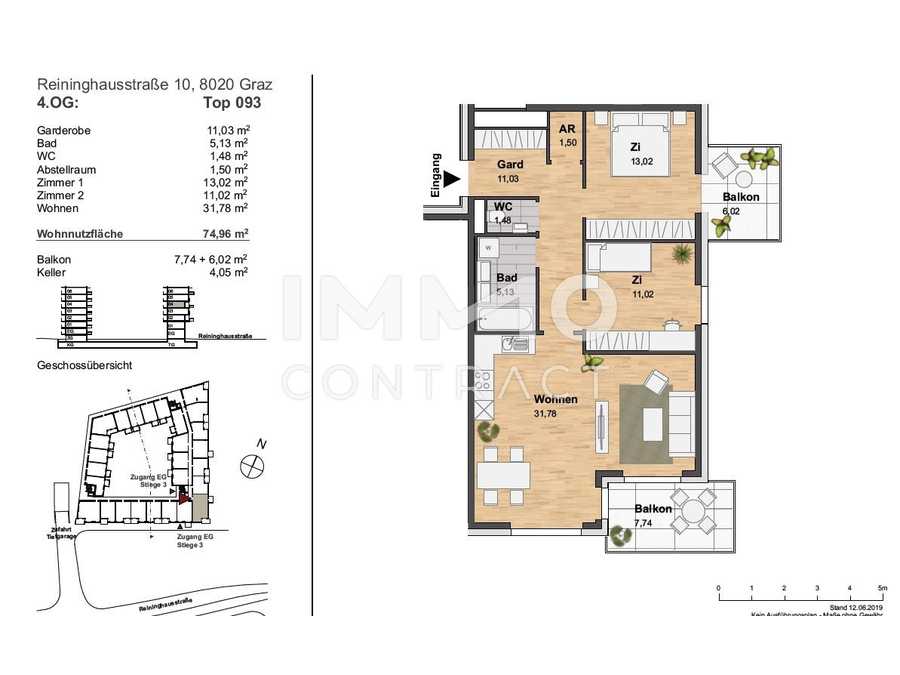 Immobilie: Mietwohnung in 8020 Graz