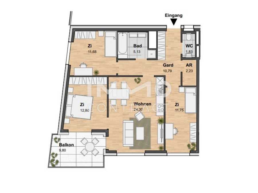 Immobilie: Mietwohnung in 8020 Graz